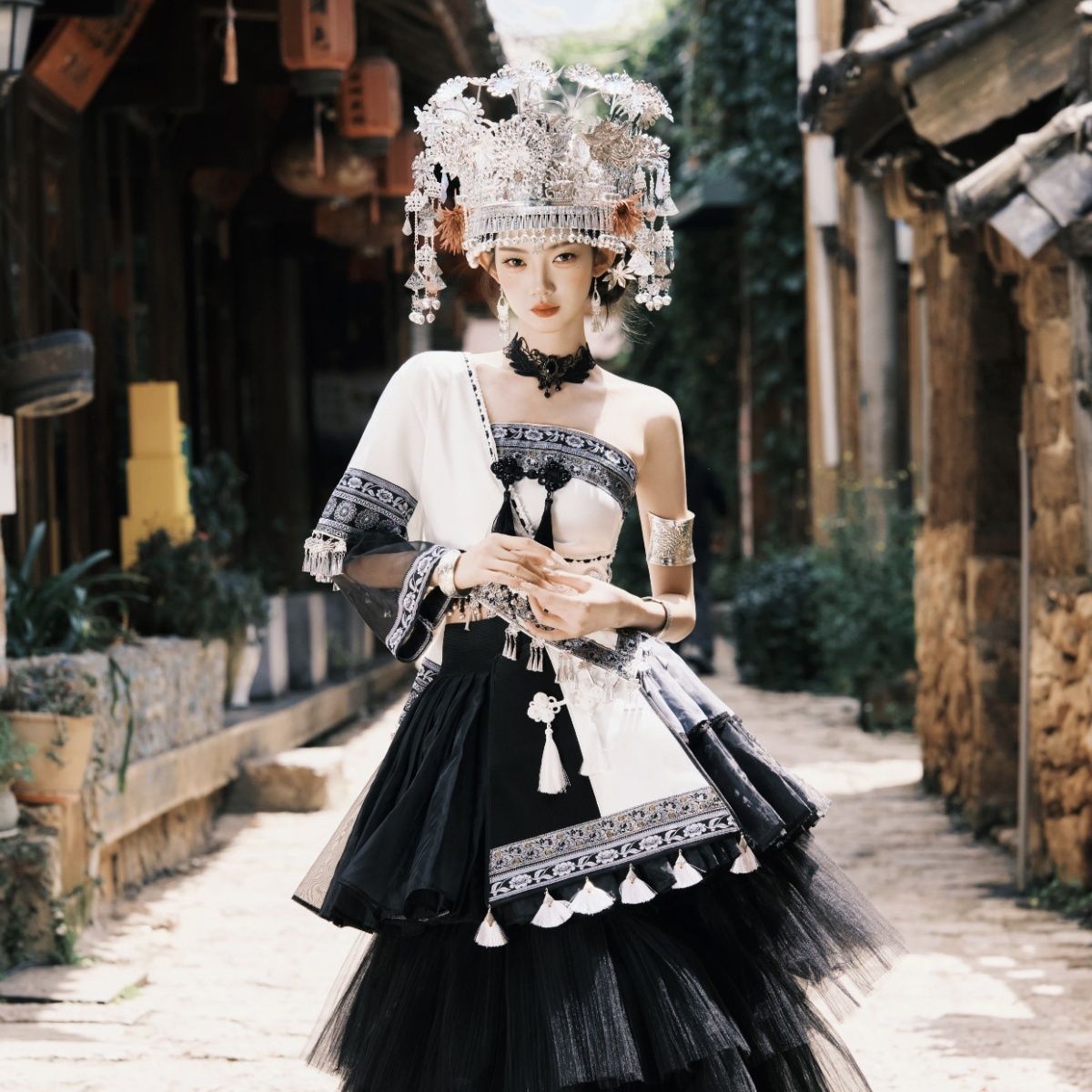 新款苗疆少女苗族少数民族服装