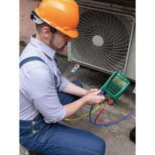 洪森Hs-330制冷剂数显表氟表空调冷库制冷设备充氟智能数显压力表