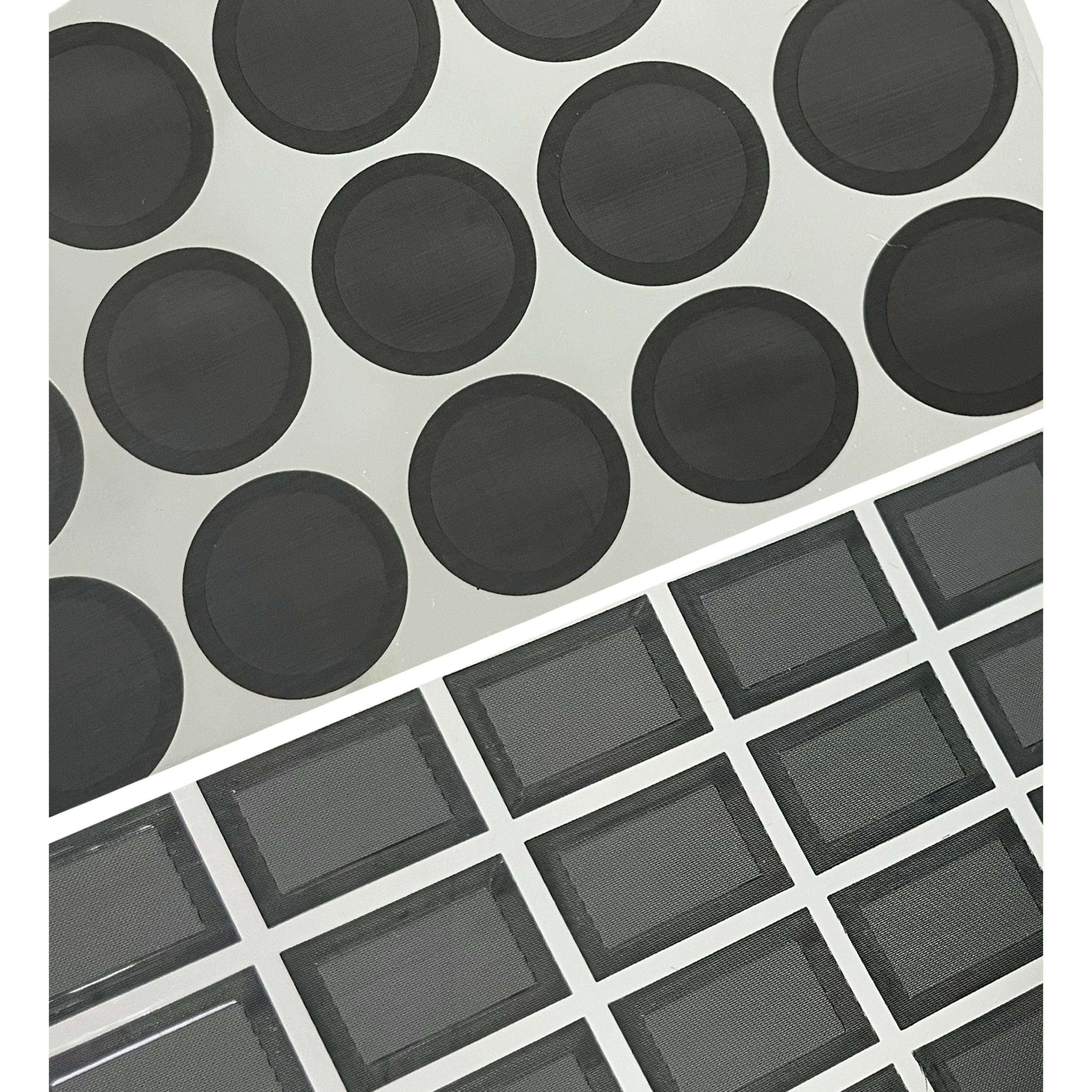 圆形/方形带背胶防水防尘网 防水透气网喇叭扬声器防水透声膜IP67