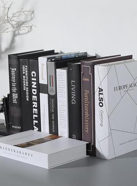 简约现代中式假书彷真书装饰品摆设创意家居客厅书套模型书本摆件