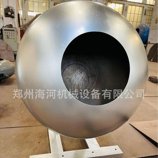 矿粉制粒机粉末圆锅造粒机陶瓷粉猫砂成球机实验造球锅 半封闭式