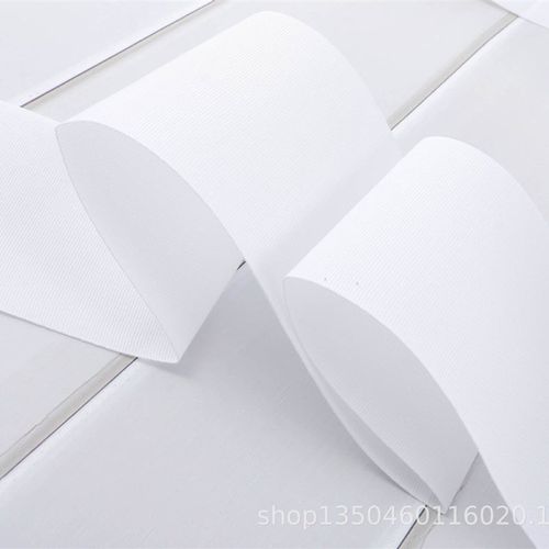 窗帘8公分有纺布带 窗帘布带白布带窗帘配件辅料打孔衬带50米