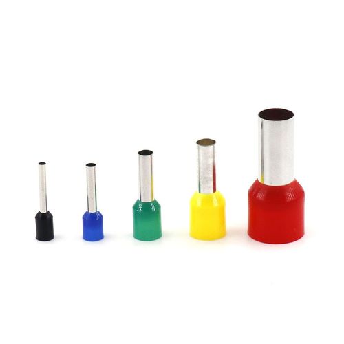 E形管端子EN管形接线端子 CE针形EVN尼龙欧式管型紫铜端头 GS端子