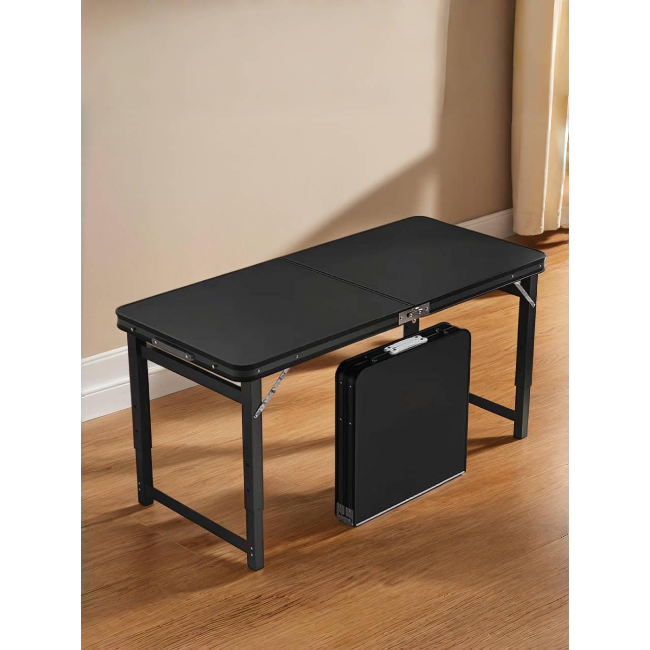 户外便携式折叠桌露营野餐桌可升降铝合金地摊桌简易夜市摆摊桌子