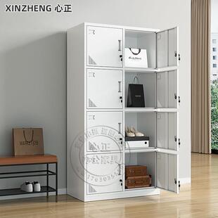 办公室八门文件柜财务钢制资料档案柜带锁凭证柜抽屉矮柜柜子