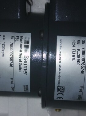 原装baumer hubner编码器HOG10DN1024I+FSL 现货全新N=900RPM