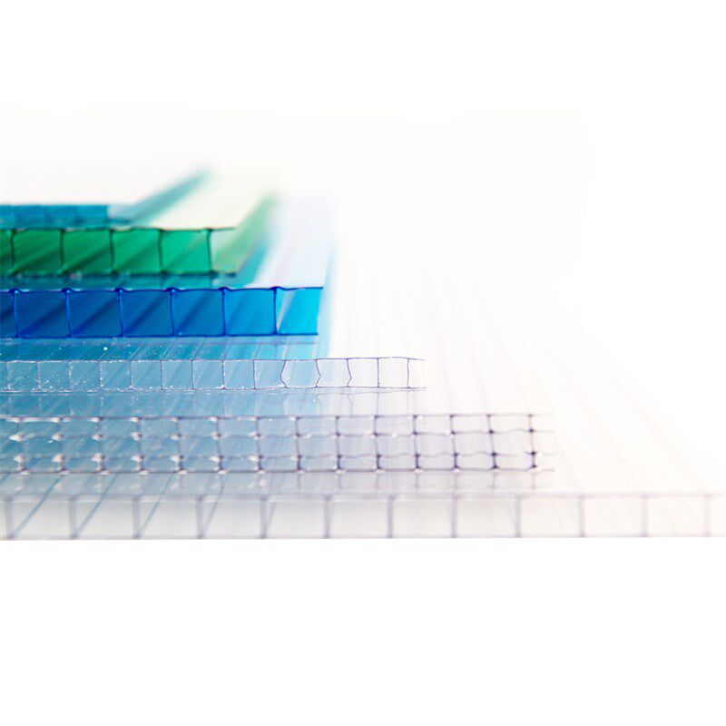 阳光板pc户外透明采光遮阳板双层中空蜂窝阳光房大棚聚碳酸酯厂家