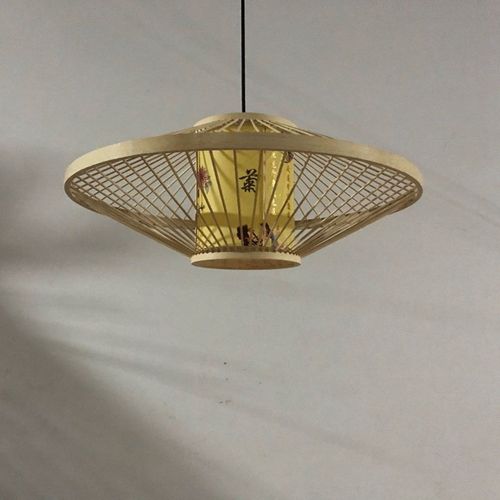 创意个性灯笼竹编日式装饰灯罩竹编灯具竹藤吊灯复古竹艺编织吊灯