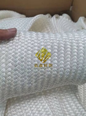 白色大力马编织网管 UHMWPE耐磨防割加密编织套管144mm可伸缩套管