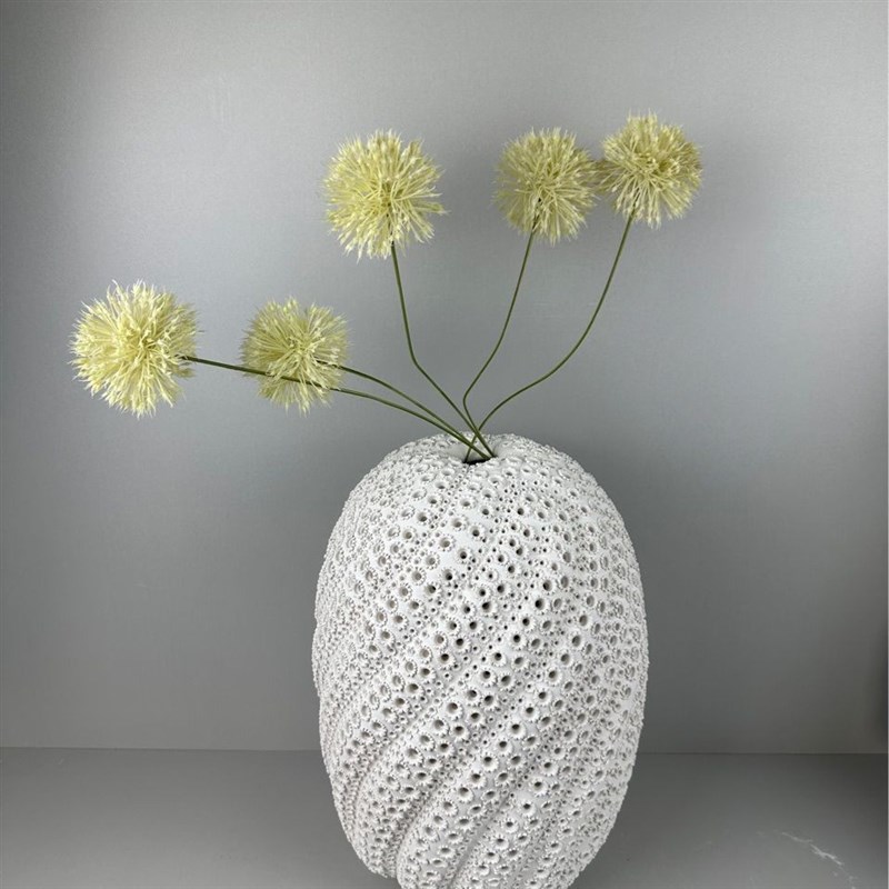 轻奢风洞洞镂空花瓶样板房售楼部别墅干花花器装饰品桌面摆件现代