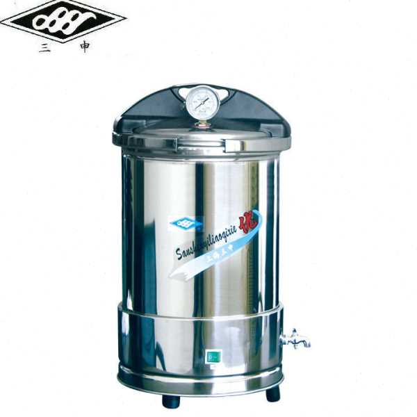 上海三申 YX280/15 手提式不锈钢压力蒸汽灭菌器（防干烧）