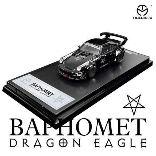 【领衔】现货|恶魔 巴风特 RWB 964 TIME 1/64 911改装车模型 TM