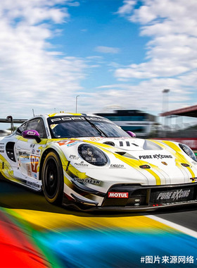TH预售1:64保时捷911GT3R勒芒耐力赛冠军91 92开盖版合金汽车模型