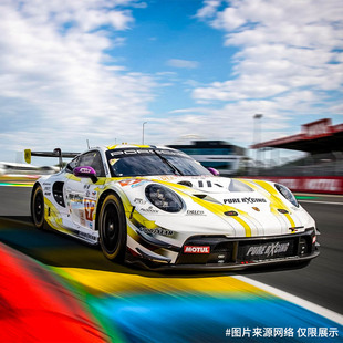 TH预售1:64保时捷911GT3R勒芒耐力赛冠军91 92开盖版合金汽车模型