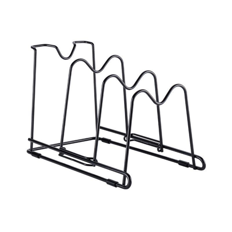 纳川厨房多用收纳架 可自由调整分层锅盖架 餐具菜板砧板储物架子