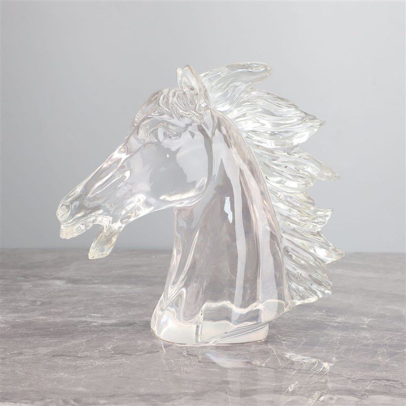 欧式创意树脂马头摆设样板房售楼部客厅家居桌面卧室玄关饰品摆件