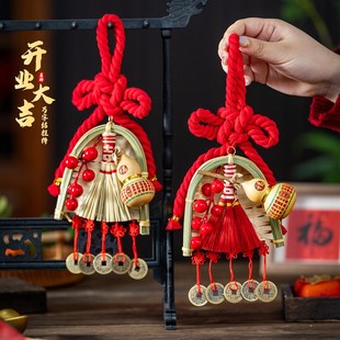 饰挂件新房万字结门挂搬家入宅用品 乔迁开业大吉喜庆创意入户门装