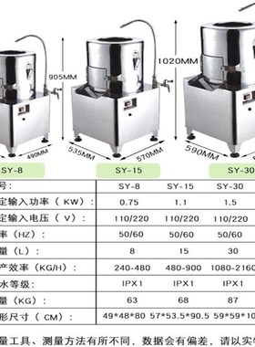 京赞脱皮机商用土豆削皮机芋头红薯去皮机洗电动全自动