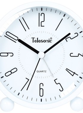 ELEONI天王星座钟静音台钟懒人小闹钟学生卧室闹钟儿童床头钟