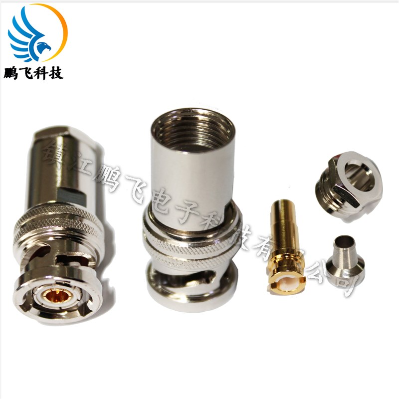 TRB PL75-47BNC三同轴直式 1553B总线三卡口连接器铜