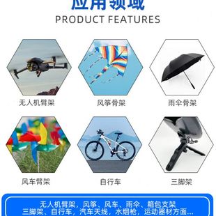 帶螺絲版 3K碳纖維管加長帶螺紋延長桿連接頭按需加工碳纖維導(dǎo)輥