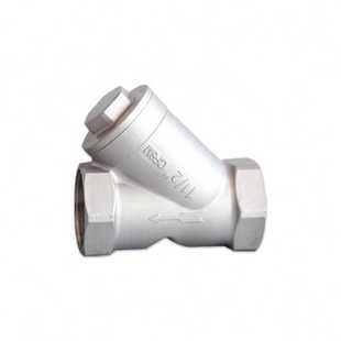 316不锈钢管道过滤器 供应4分6分内螺纹水暖配件Y型丝扣过滤器304