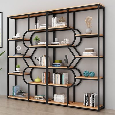 书架展示架玄关装饰花架客厅屏风书柜现代柜铁艺隔断置物架办公室