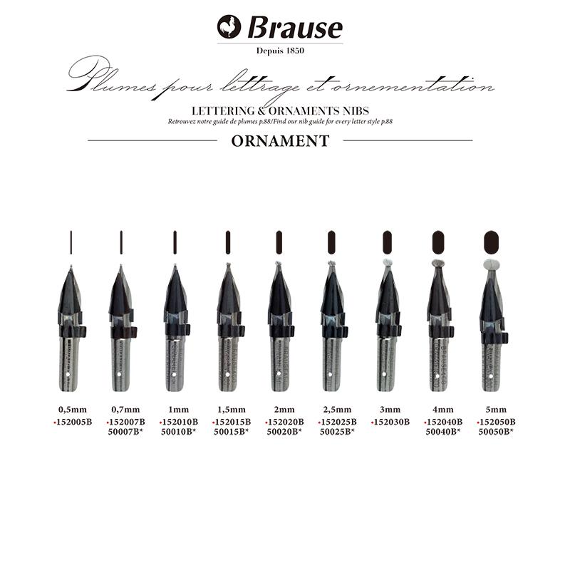J.herbin金属尖Brause蘸水笔尖英文书法艺术字母圆体花体蓄墨设计