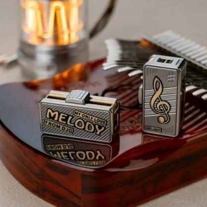 DJG大舅哥旋律MELODY机械音阶推牌 金属解压黑科技edc玩具 老铁匠