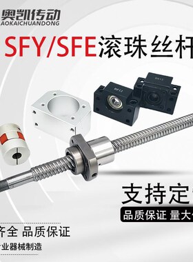 大导程滚珠丝杆套装SFY/SFE1616 2020 G2525 3232 4040 5050