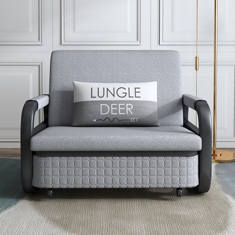 沙发床折a叠两用小户型客厅多功能可拆洗一米可伸缩单人床2024新