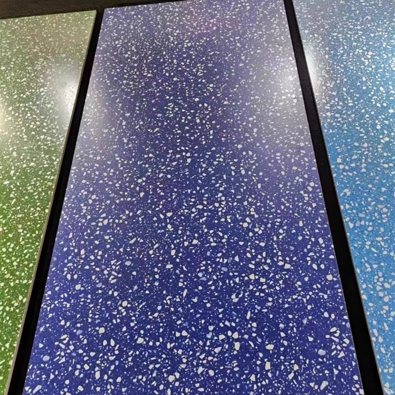 彩色水磨石瓷砖600*1200哑光草绿学校幼儿园餐饮商场墙地砖水果店