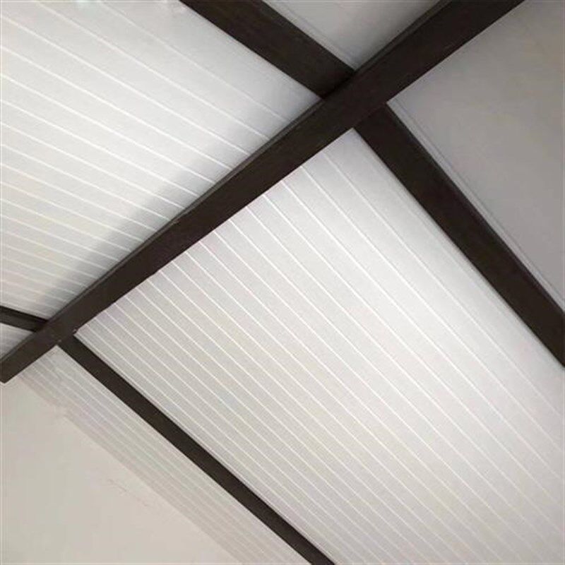 新品阳台吊顶生态木浮雕板集成墙板幼儿园墙裙背S景墙护墙白色扣