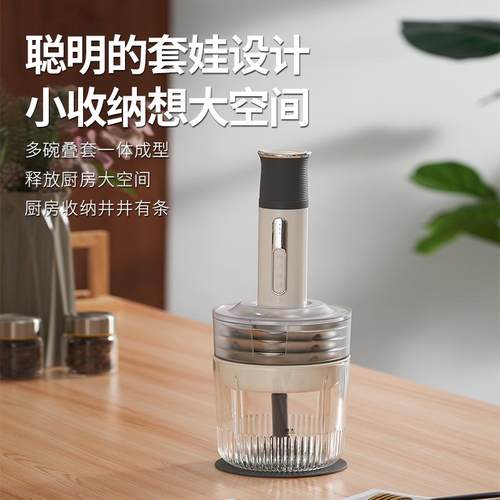 罗娅绞肉机家用全自动多功能料理机电动绞馅机小型辅食机碎佐料机