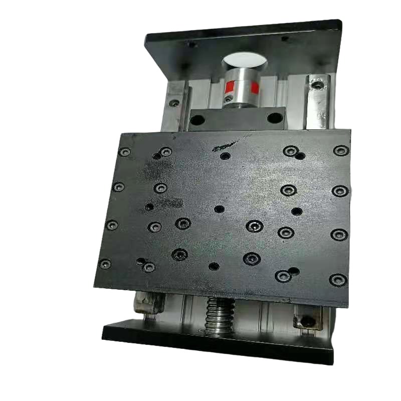 150双线轨重型滑台精密滚珠丝杆模组可安J装57和86步进马达工作台