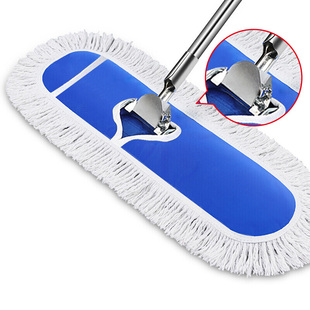 拖布6090 雅高平板拖把大号棉线尘推排拖大长拖把宽地拖大码 120cm