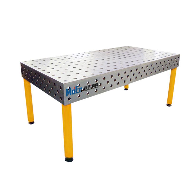 焊接用铸铁平台φ28孔φ16孔锁紧销定位U型方箱三维柔性焊接平台