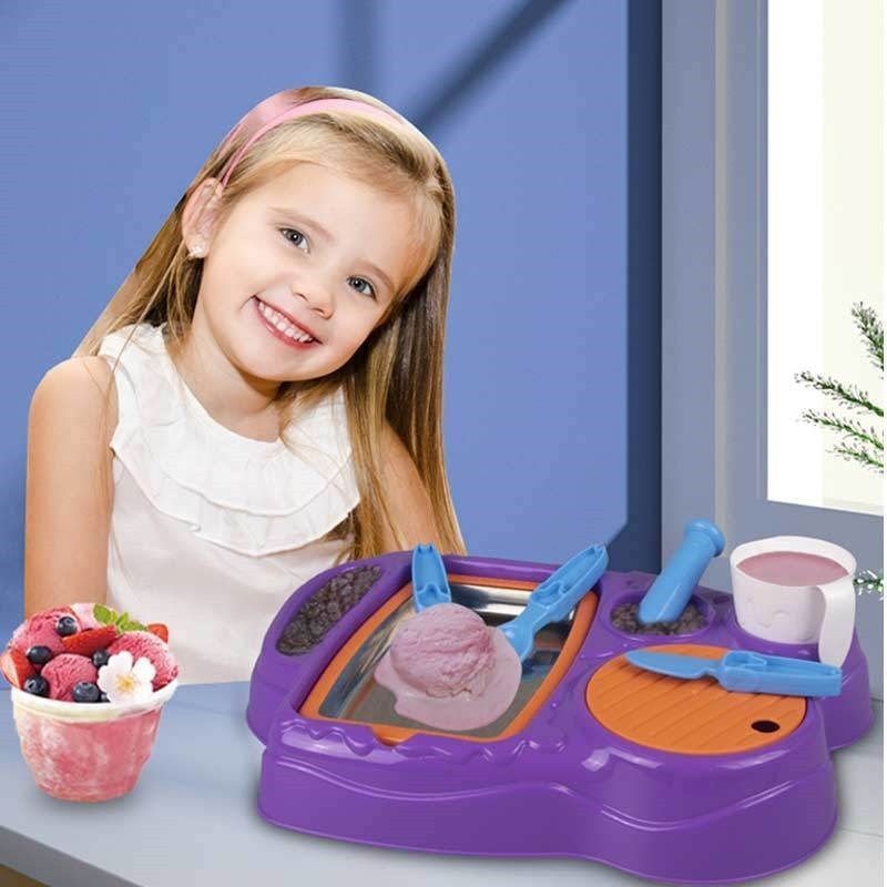 炒酸奶机迷你冰激凌儿童宿舍网红炒冰机炒酸奶制冰机冰盘家庭版锅