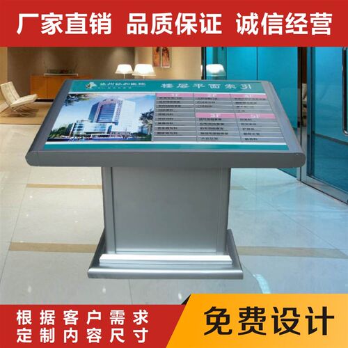 立式导向牌楼层索引牌 大厅落地指示牌 落地P式卧牌 导向牌铝合金