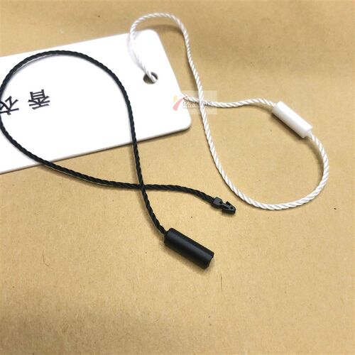 服装吊粒吊线 圆柱单插吊牌绳 标签扣绳 商标挂绳吊牌Y绳 单次吊