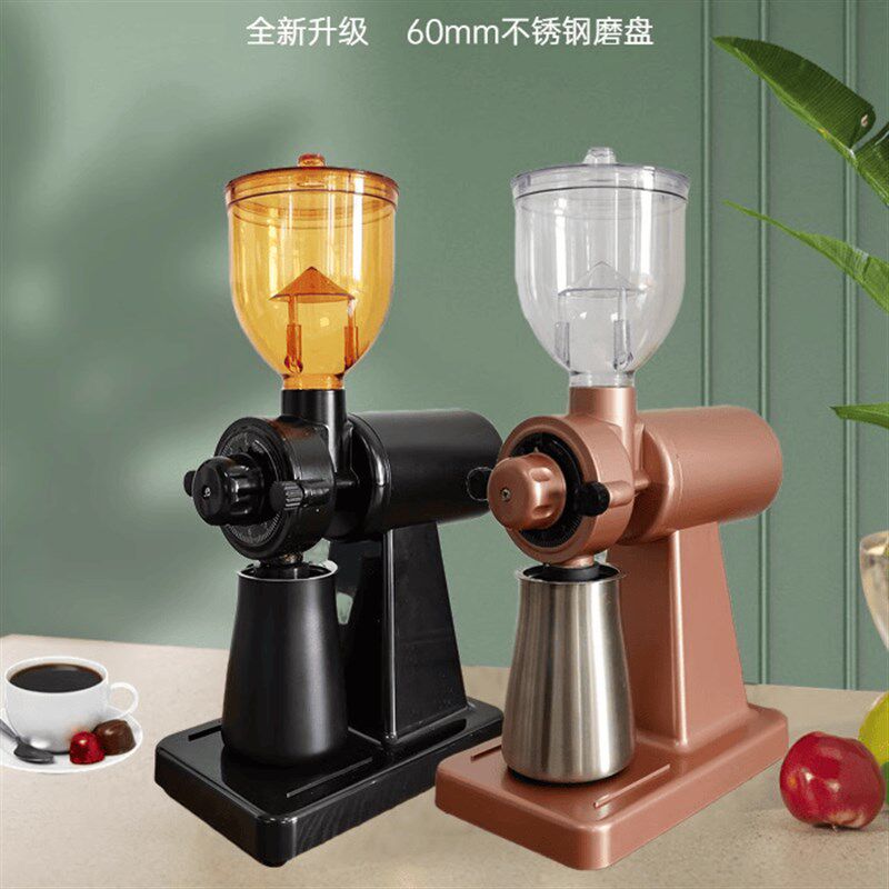 咖啡磨豆机电动家用小型研磨机商用全自J动意式手冲咖啡豆粉碎机