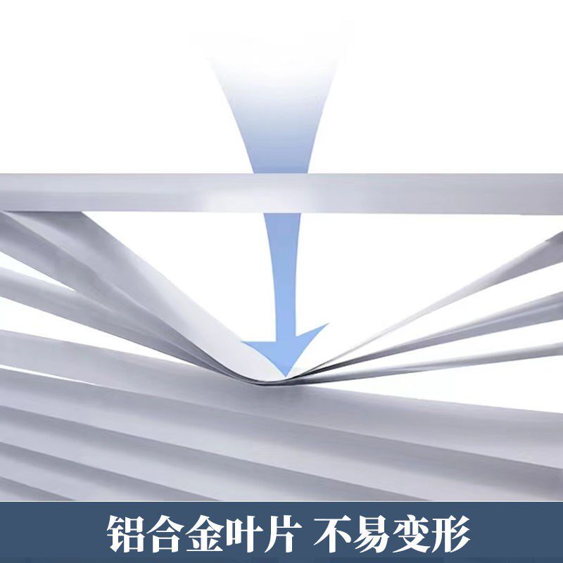 百叶窗帘卷帘拉式升降免打孔安装卫生间防水厨房浴室遮光遮阳简易