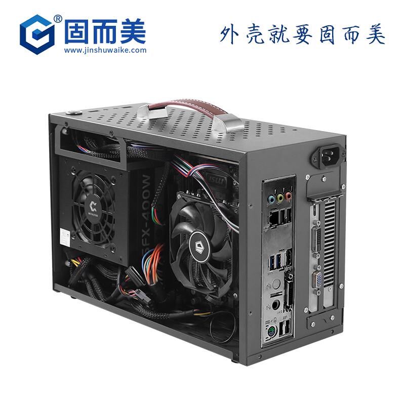 ITX机箱小型电脑机箱定制机箱 z台式机小机箱主机机箱mini手提机