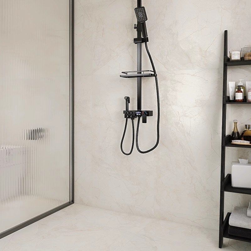 通体大理石柔光寒江m雪奶油风600x1200客厅防滑地砖卫生间瓷