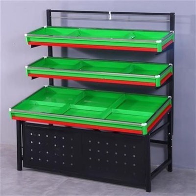 超市水果蔬菜货架多功能水果店货架展示架菜店商用卖菜货架堆头