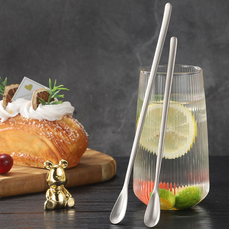 纯钛加长吧勺咖啡搅拌棒