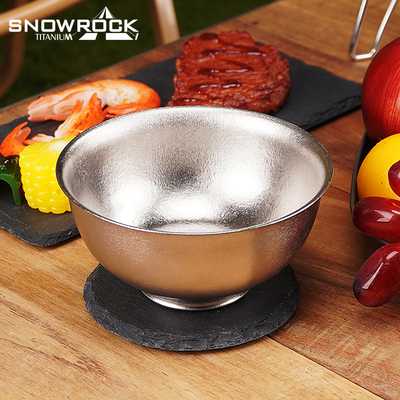 SNOWROCK纯钛加厚多功能碗