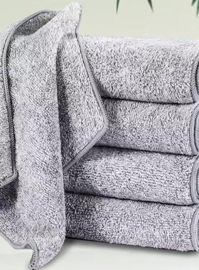 加厚高效吸水日式竹炭纤维家用厨房洗碗布抹布高效吸水有效去污