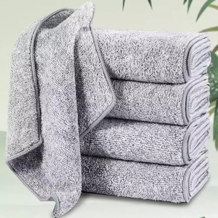 加厚高效吸水日式竹炭纤维家用厨房洗碗布抹布高效吸水有效去污