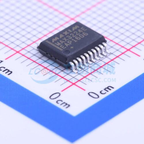 RS232芯片 MAX3224EEAP+ SSOP-20-208mil 收发器